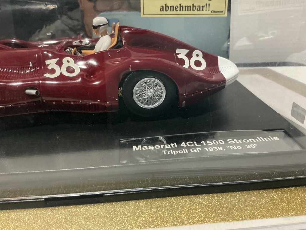 1/24 CARRERA - MASERATI 4CL 1500 STROMLINIE TRIPOLI GP 1939 “NO. 38” image