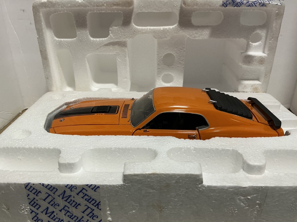 1/24 FRANKLIN MINT - 1970 MUSTANG [ORANGE/BLACK] image