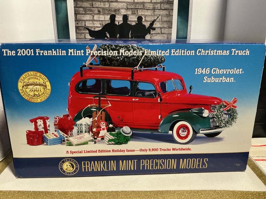 1/24 1946 CHEVROLET SUBURBAN 2001 FRANKLIN MINT PRECISION MODELS LIMITED EDITION image