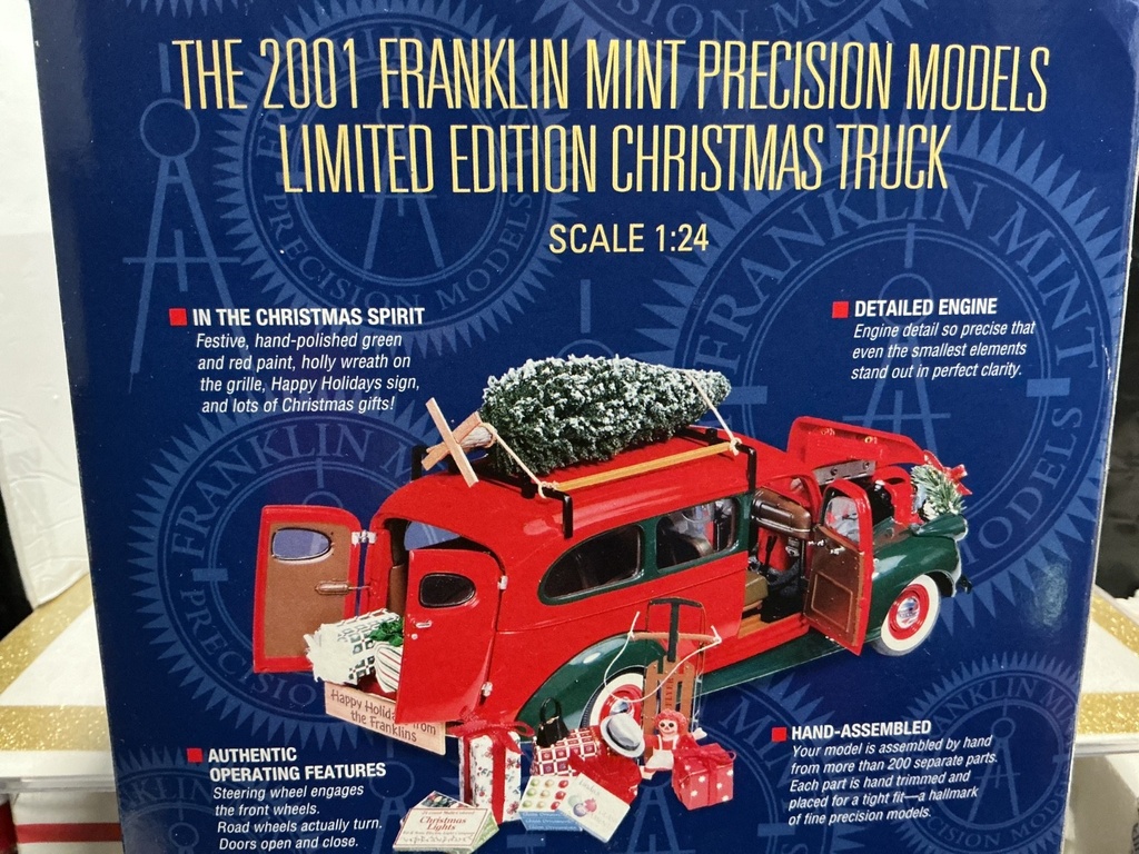 1/24 1946 CHEVROLET SUBURBAN 2001 FRANKLIN MINT PRECISION MODELS LIMITED EDITION image