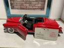 1/24 FRANKLIN MINT - 1953 CADILLAC ELDORADO RED CONVERTIBLE image