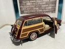 1/24 FRANKLIN MINT - 1949 FORD WOODY WAGON BURGUNDY/TAN image