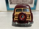 1/24 FRANKLIN MINT - 1949 FORD WOODY WAGON BURGUNDY/TAN image