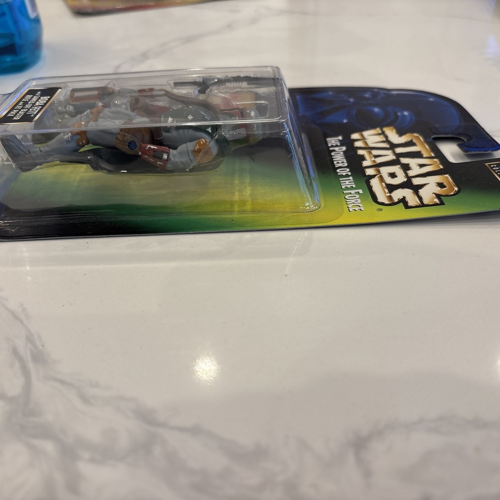 1997 Star Wars POTF 2 Boba Fett Freeze Frame No Bantha/Mythosaur image