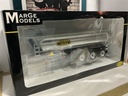 1/32 MARGE MODELS MELLER TRIPPLE AXLE DUMP TRAILER SILVER image