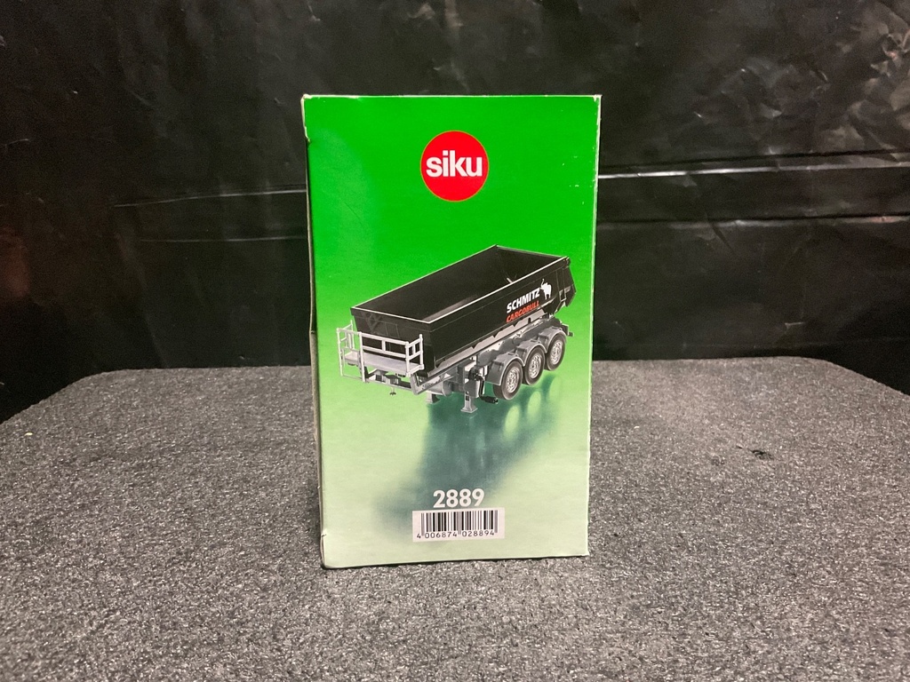 1:32 SIKU FARMER  2889 TRIAXLE  SCHMITZ CARGOBULL DUMP  TRAILER image