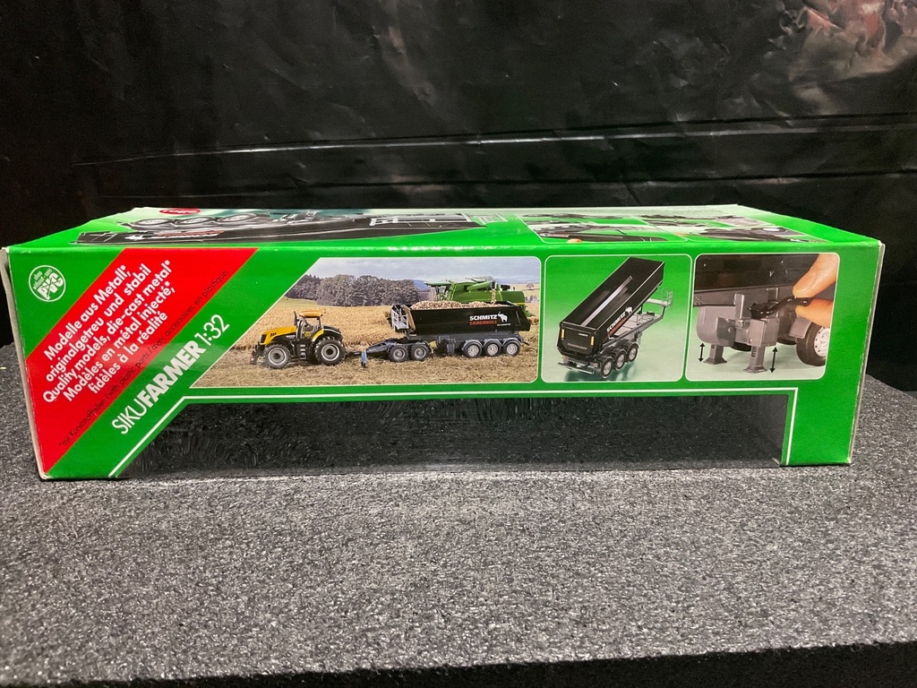 1:32 SIKU FARMER  2889 TRIAXLE  SCHMITZ CARGOBULL DUMP  TRAILER image