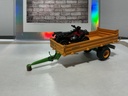1/32 UNIVERSAL HOBBIES EX 5T TRAILER AND QUAD   (NO BOX) image