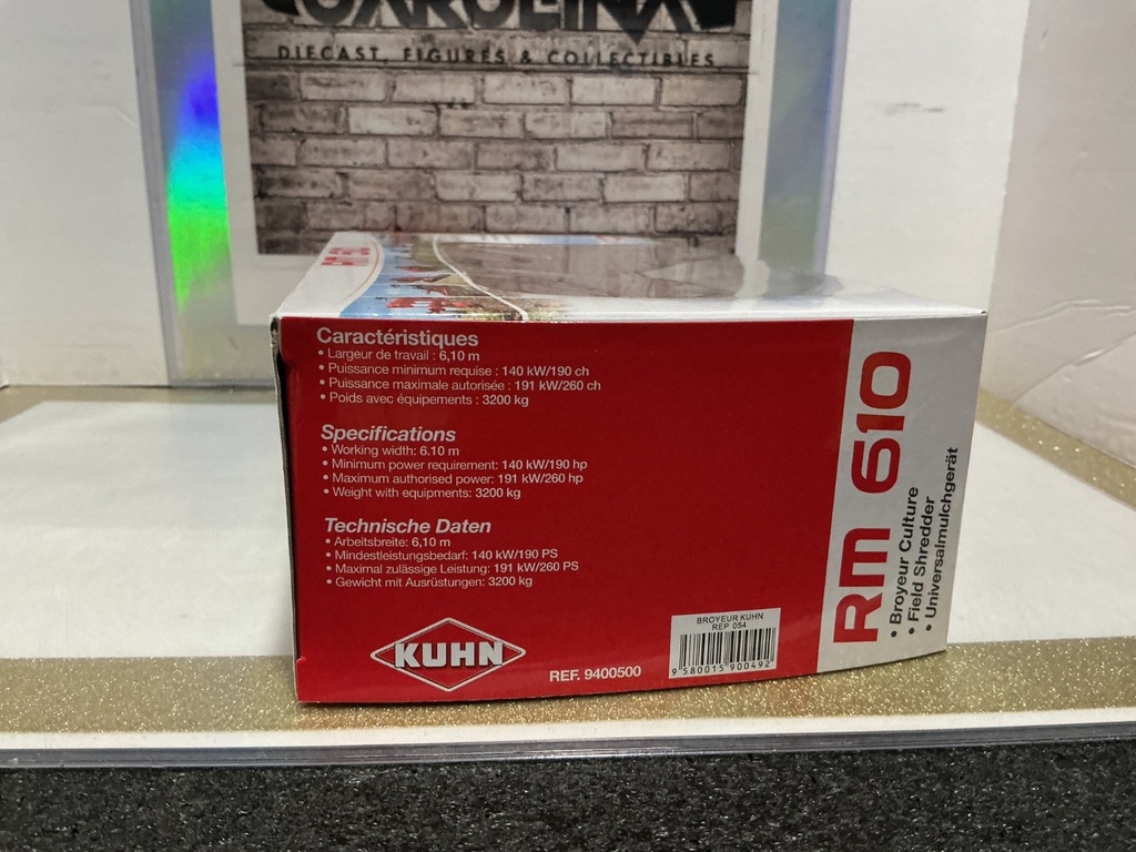 1/32  REPLICAGRI KUHN RM 610 FIELD SHREDDER image