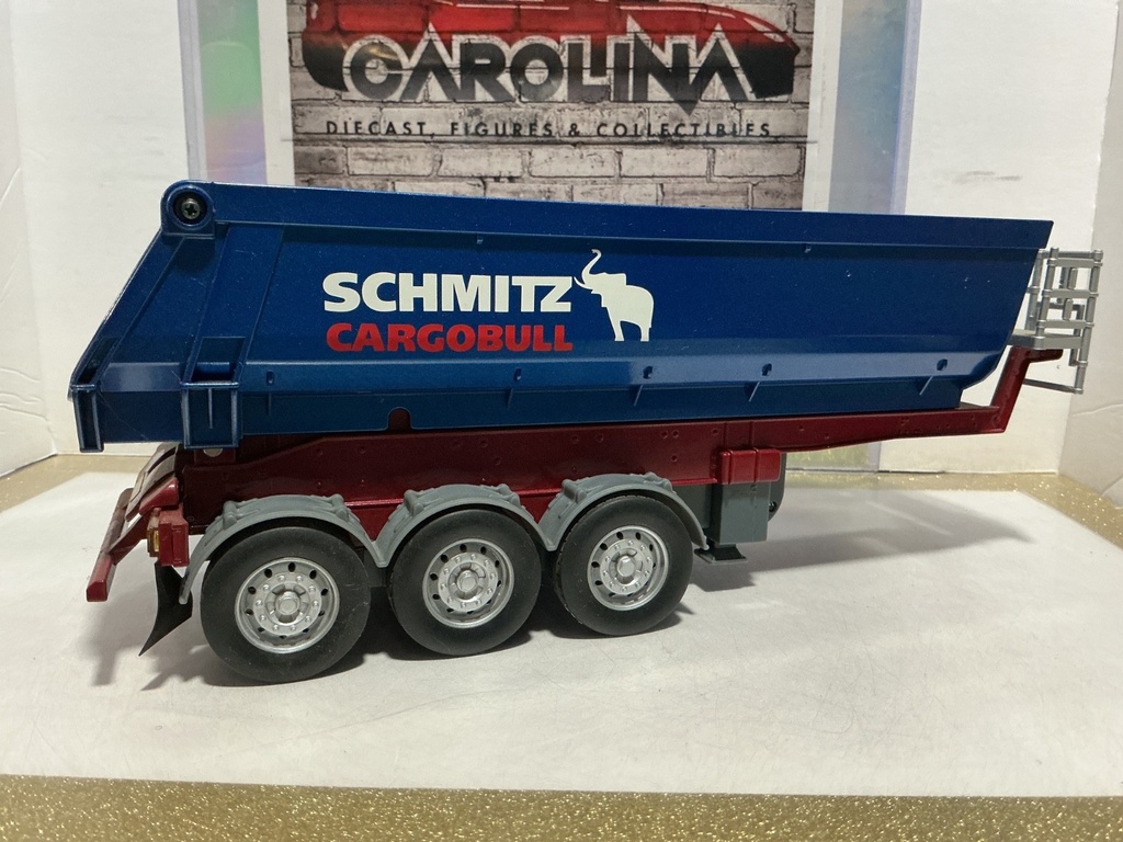1/32  SIKU 2889 MECHANICAL TIPPING TRAILER BLUE image