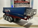 1/32  SIKU 2889 MECHANICAL TIPPING TRAILER BLUE image