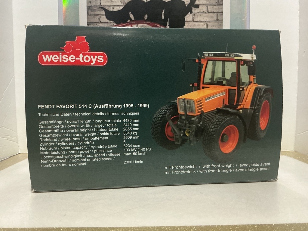 1/32 WEISE TOYS 1101  FENDT FAVORITE 514 C KOMMUNAL image