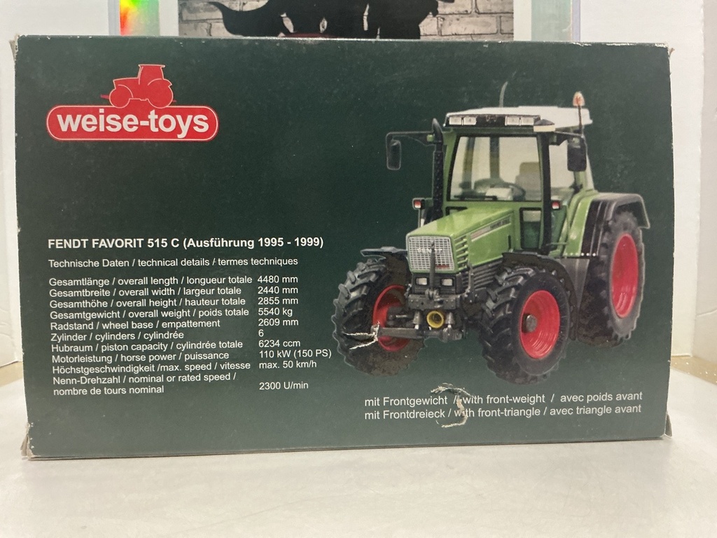 1/32 WEISE TOYS 1001 FENDT FAVORIT 515 C 🚜 image