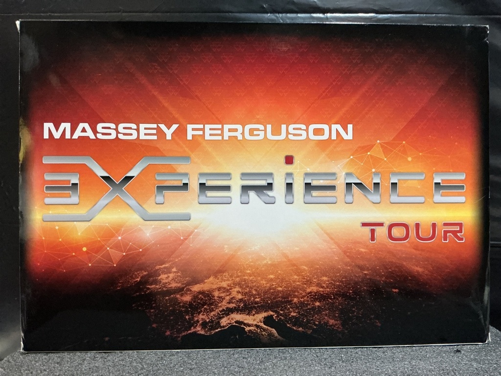 1/32 MARGE MODELS MASSEY FERGUSON EXPERIENCE TOUR TRACTOR TRAILER image
