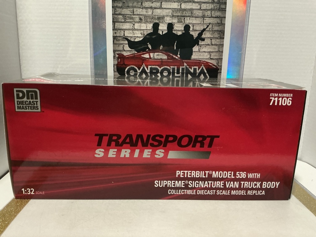 1:32 PETERBILT MODEL 536 WITH SUPREME SIGNATURE VAN TRUCK BODY COLLECTIBLE image