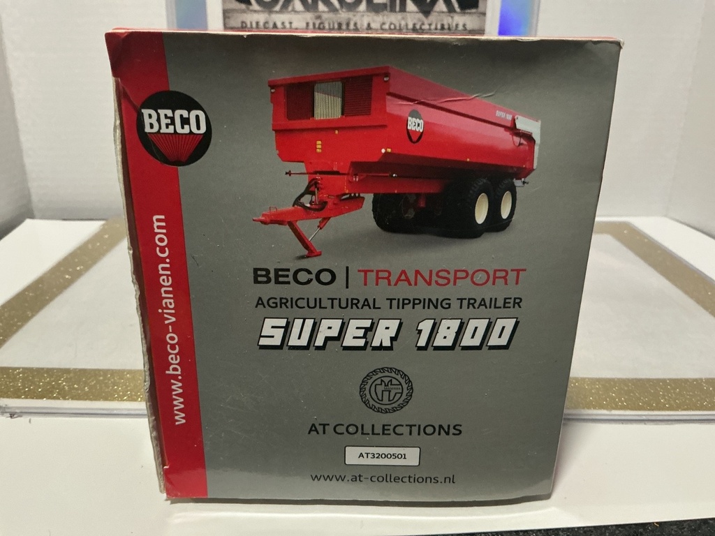 1:32 BECO VIANEN SUPER 1800 AGRICULTURAL TIPPING TRAILER image