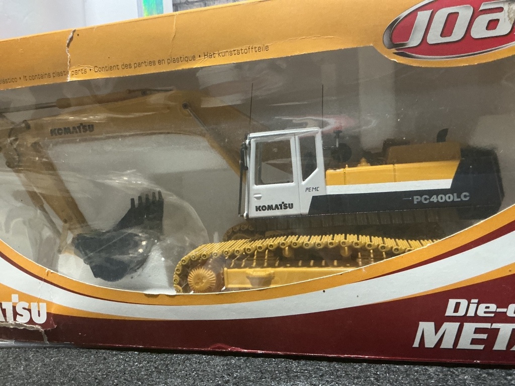 1/32 JOAL KOMATSU EXCAVATOR PC  400LC-5 BOX HAS TEAR * image