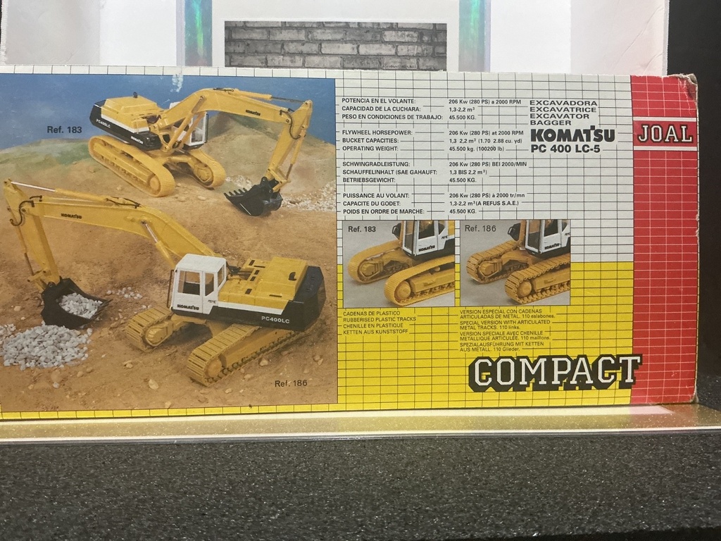 1/32 JOAL KOMATSU EXCAVATOR PC  400LC-5 BOX HAS DAMAGE image