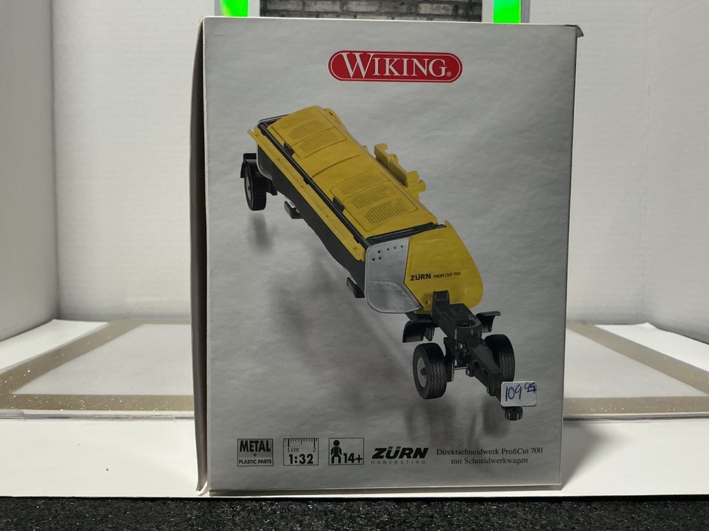 1/32 WIKING - DIREKTSCHEIDWERK PROFICUT 700 MIT SCHEIDWERKWAGEN image