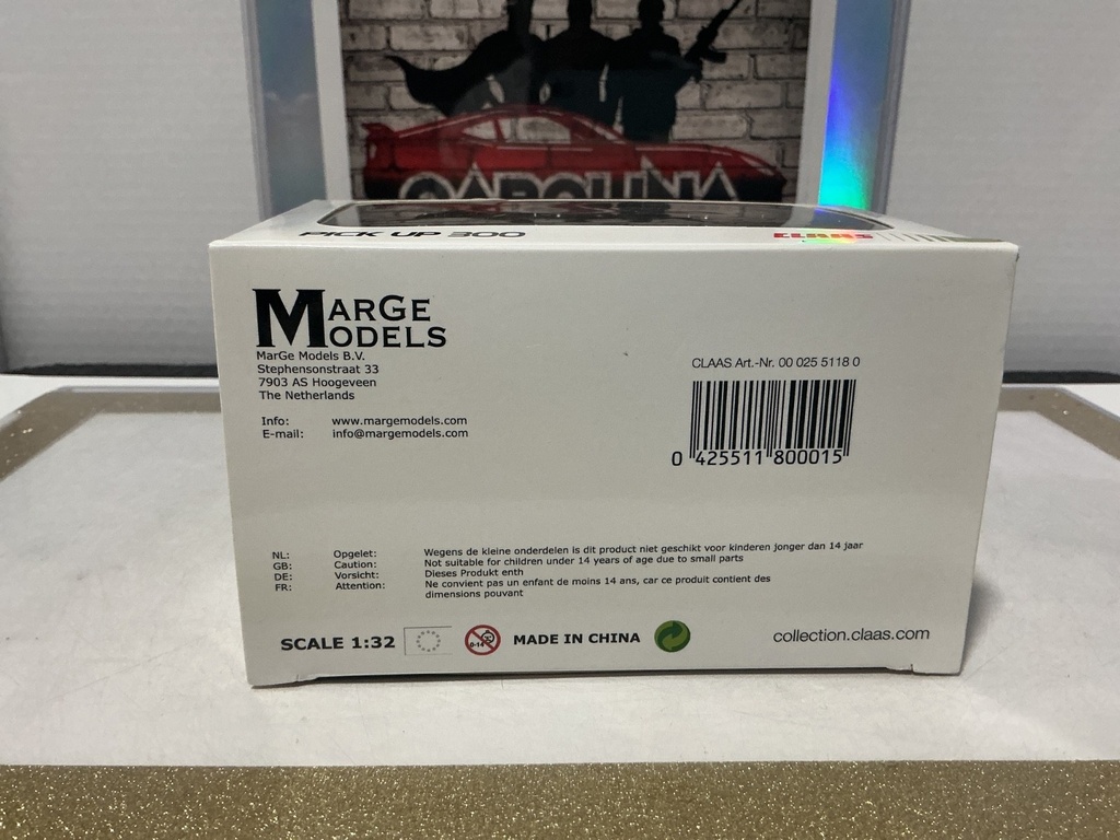 1/32 LIMITED EDITION 1000 PIECES MARGE MODEL CLAAS 300 PICKUP image