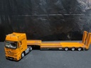 1/32 Marge Models Mercedes Benz Autos Gigaspace 6x2 & Triple Axle Lowboy Trailer image
