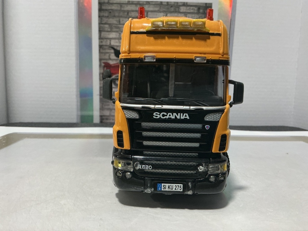 1:32 SIKU 275 SCANIA TRUCK #38 [NO BOX] [DISCOLOR/STICKER APPLIED] [SEE PHOTOS] image