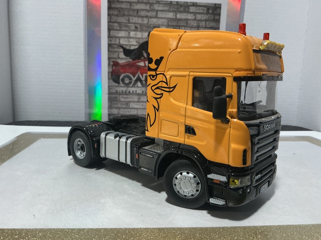 1:32 SIKU 275 SCANIA TRUCK #38 [NO BOX] [DISCOLOR/STICKER APPLIED] [SEE PHOTOS] image
