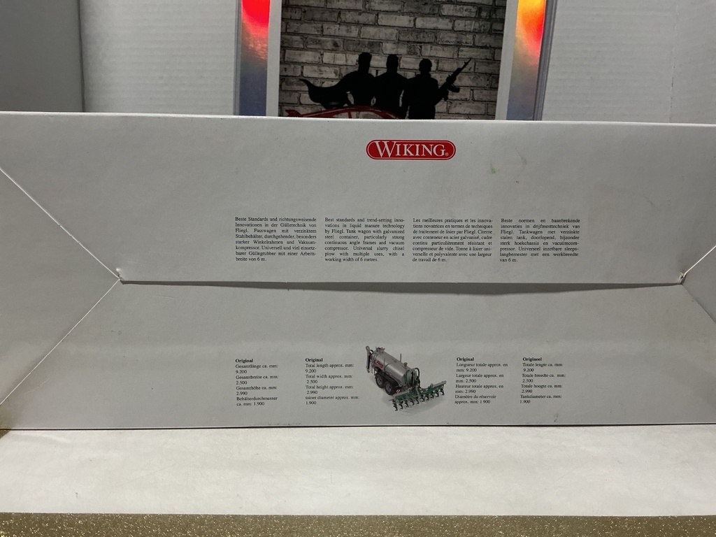 1/32 WIKING - FLIEGL VAKUUMFASSWAGEN VFW 18.000 L PROFILINE MIT GULLEGRUBBER image