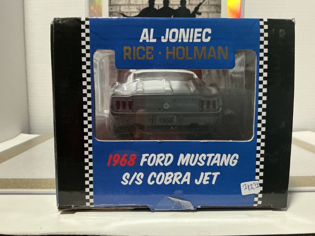 AUTO WORLD 1968 FORD MUSTANG S/S COBRA JET AL JONIEC WINTERNATIONALS image