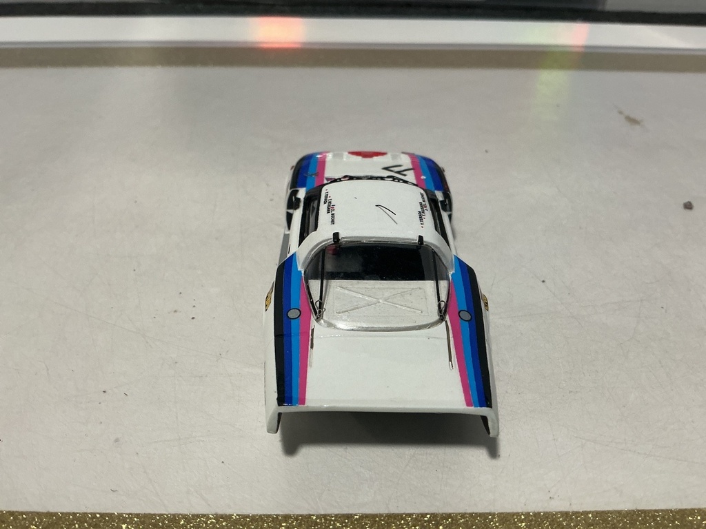 1/43 ORIGINAL MINIATURES GRAND PRIX MAZDA RX7 #77 POPY  [MISSING SPOILER] image