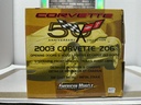 1:18 ERTL AMERICAN MUSCLE 2003 CORVETTE ZO6 BLUE ON BLACK image
