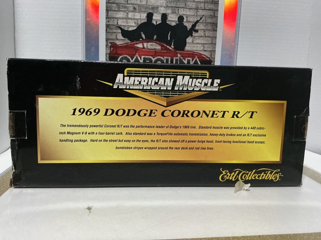 1:18 ERTL AMERICAN MUSCLE 1969 DODGE CORONET R/T image