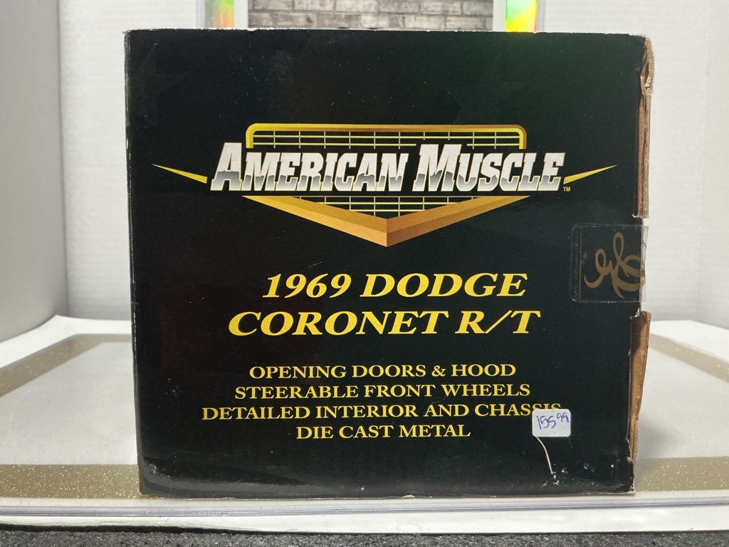 1:18 ERTL AMERICAN MUSCLE 1969 DODGE CORONET R/T image