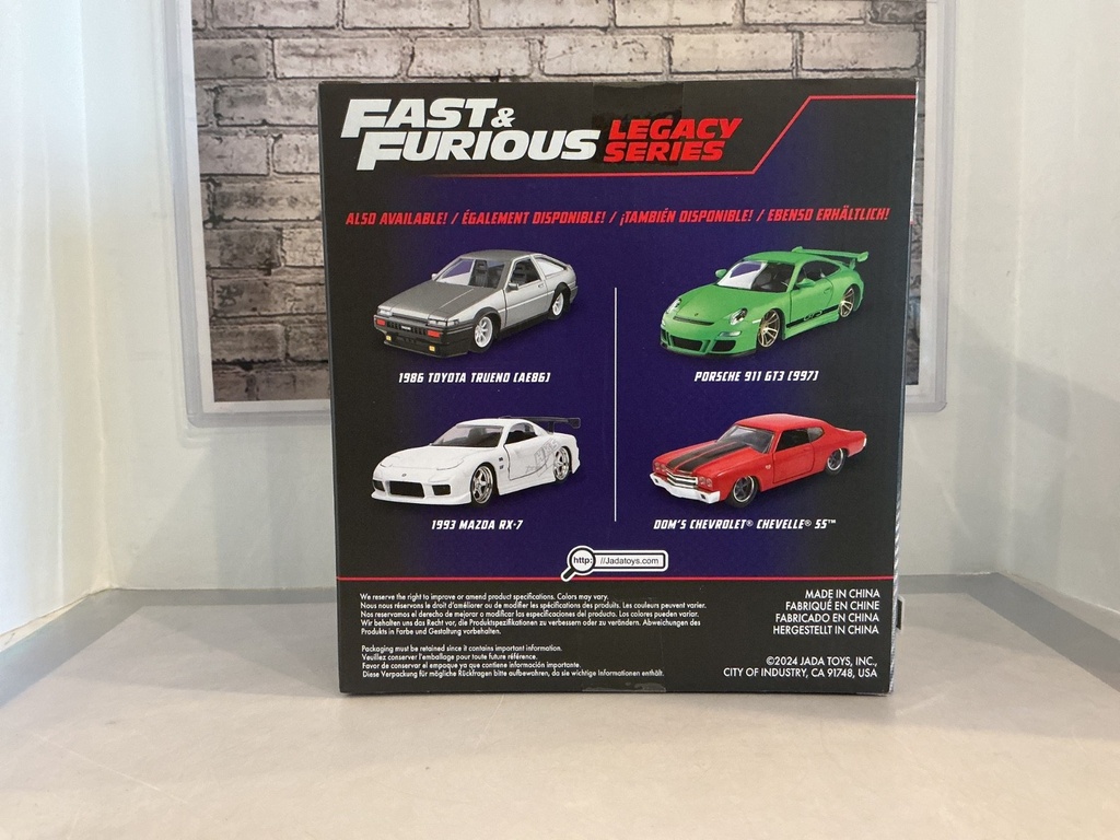 JADA - 1/43 - FAST AND FURIOUS 1986 TOYOTA TRUENO [AE86] & 1993 MAZDA RX-7 image