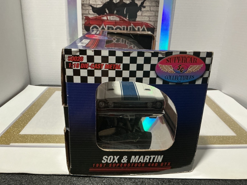 1:18 SUPER CAR COLLECTIBLES SOX AND MARTIN 1967 SUPERSTOCK 440 GTX image