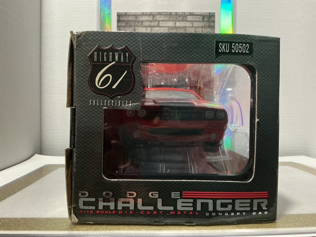 1:18 HIGHWAY 61 DODGE CHALLENGER CONCEPT CAR ORANGE image