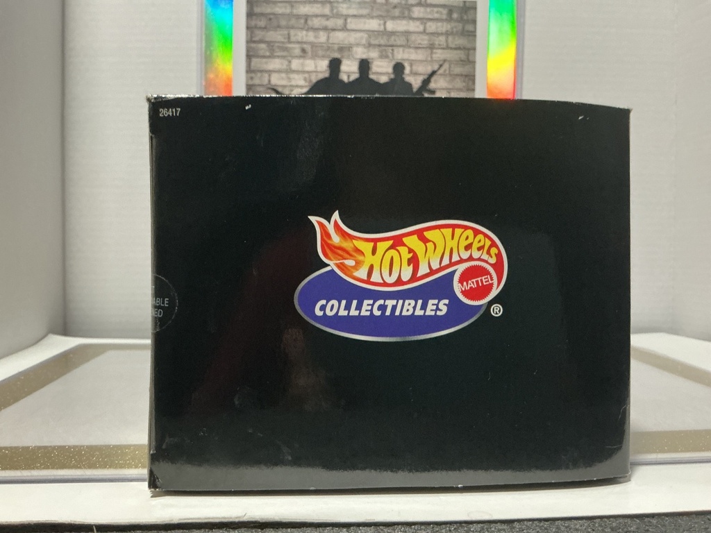 1:18 HOTWHEELS COLLECTIBLES 1950 MERC WOODIE RED [DAMAGED BOX] image