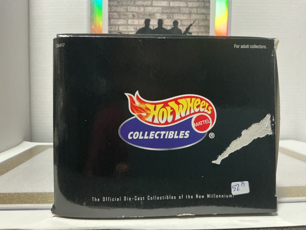 1:18 HOTWHEELS COLLECTIBLES 1950 MERC WOODIE RED [DAMAGED BOX] image