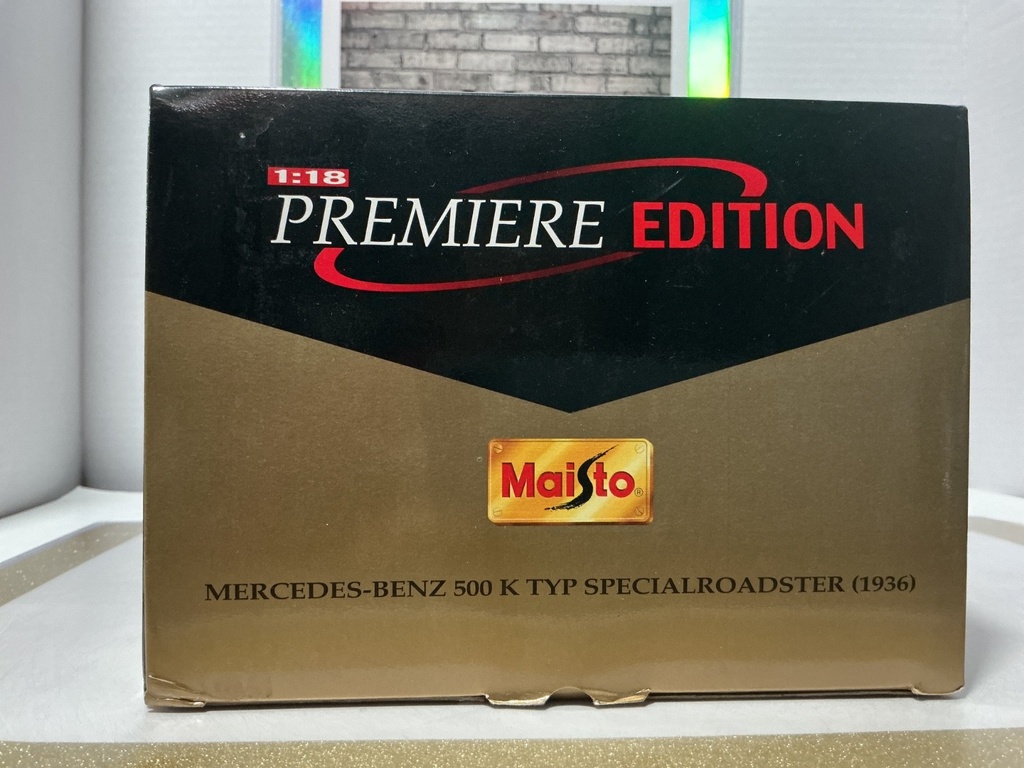1:18 MAISTO MERCEDES BENZ 500K TYP SPECIAL ROADSTER 1936 image