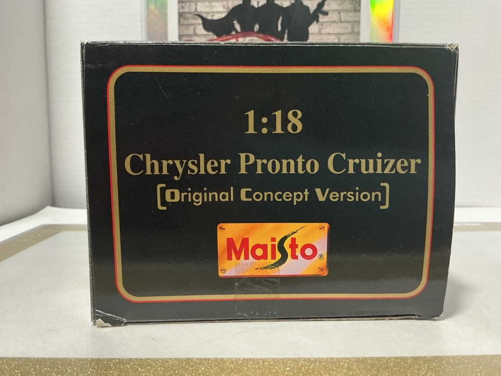1:18 MAISTO PREMIERE CHRYSLER PRONTO CRUIZER SPECIAL EDITION YELLOW ON BLACK image