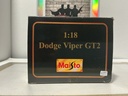 1:18 MAISTO SPECIAL EDITION DODGE VIPER GT2 WHITE ON BLACK image