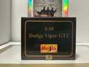 1:18 MAISTO SPECIAL EDITION DODGE VIPER GT2 WHITE ON BLACK image