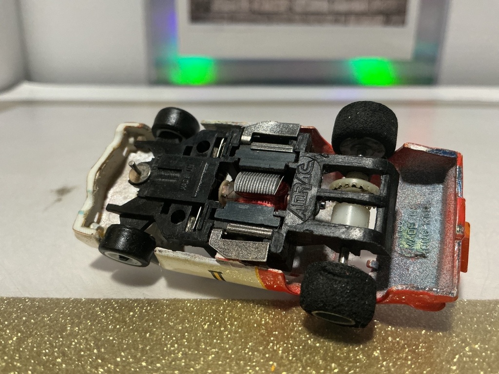 AMRAC MADE IN HONG KONG VINTAGE HO SCALE SLOT CAR image