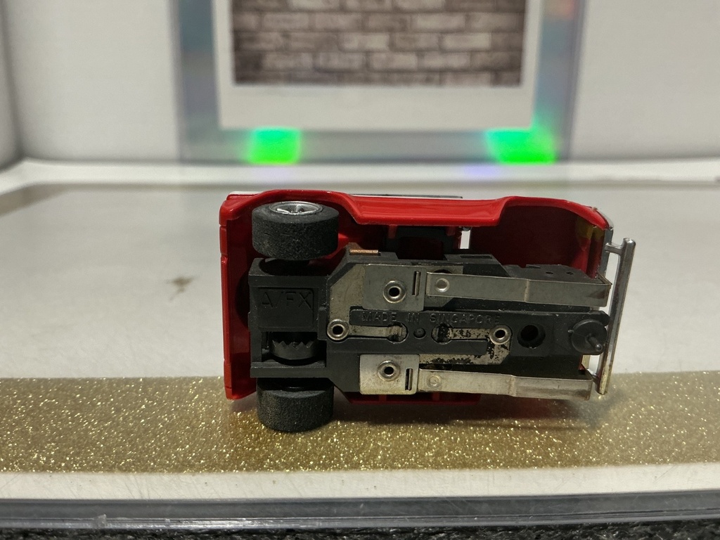 HO SCALE [MISSING FRONT TIRES] AURORA AFX FORD BAJA BRONCO image