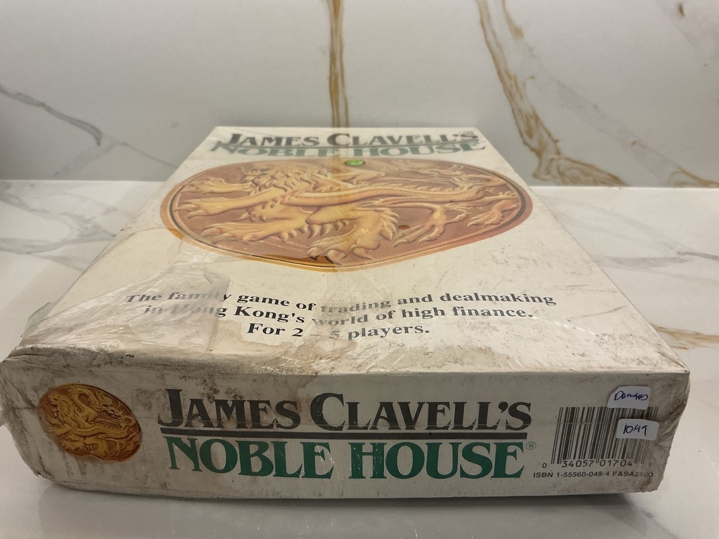 VINTAGE JAMES CLAVELL’S 1981 NOBLE HOUSE - DAMAGED BOX image
