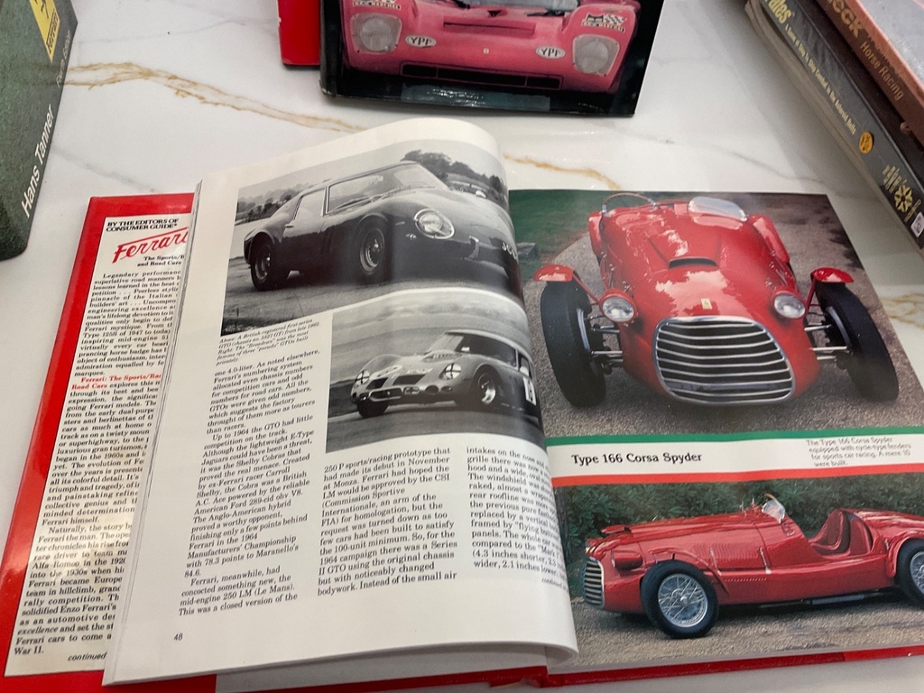 FERRARI THE SPORTS RACING AND ROAD CARS BY EDITIRS OF CONSUMER GUIDE image