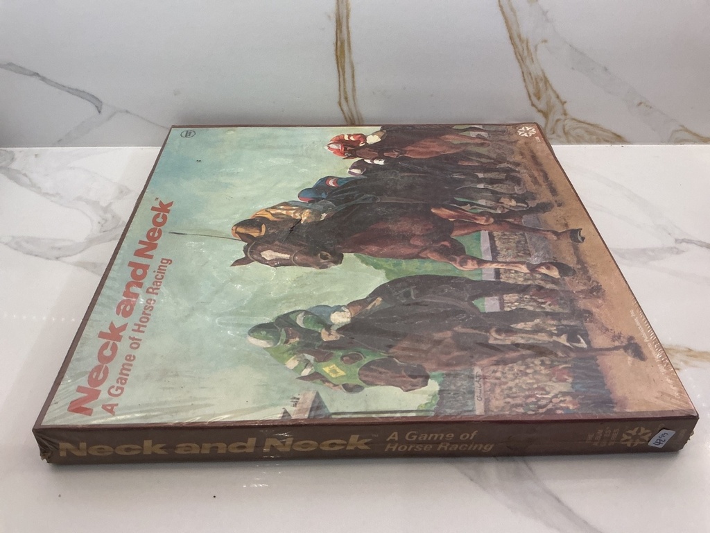 VINTAGE 1981 YAQUINTO PUBLICATIONS - NECK AND NECK A GAME OF HORSE RACING image
