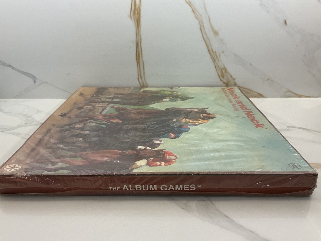 VINTAGE 1981 YAQUINTO PUBLICATIONS - NECK AND NECK A GAME OF HORSE RACING image
