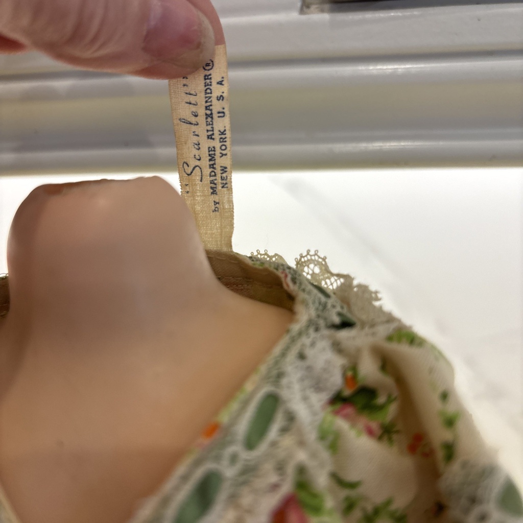 MADAME ALEXANDER 21" DOLL 1965 SCARLETT Doll • NEEDS WORK image