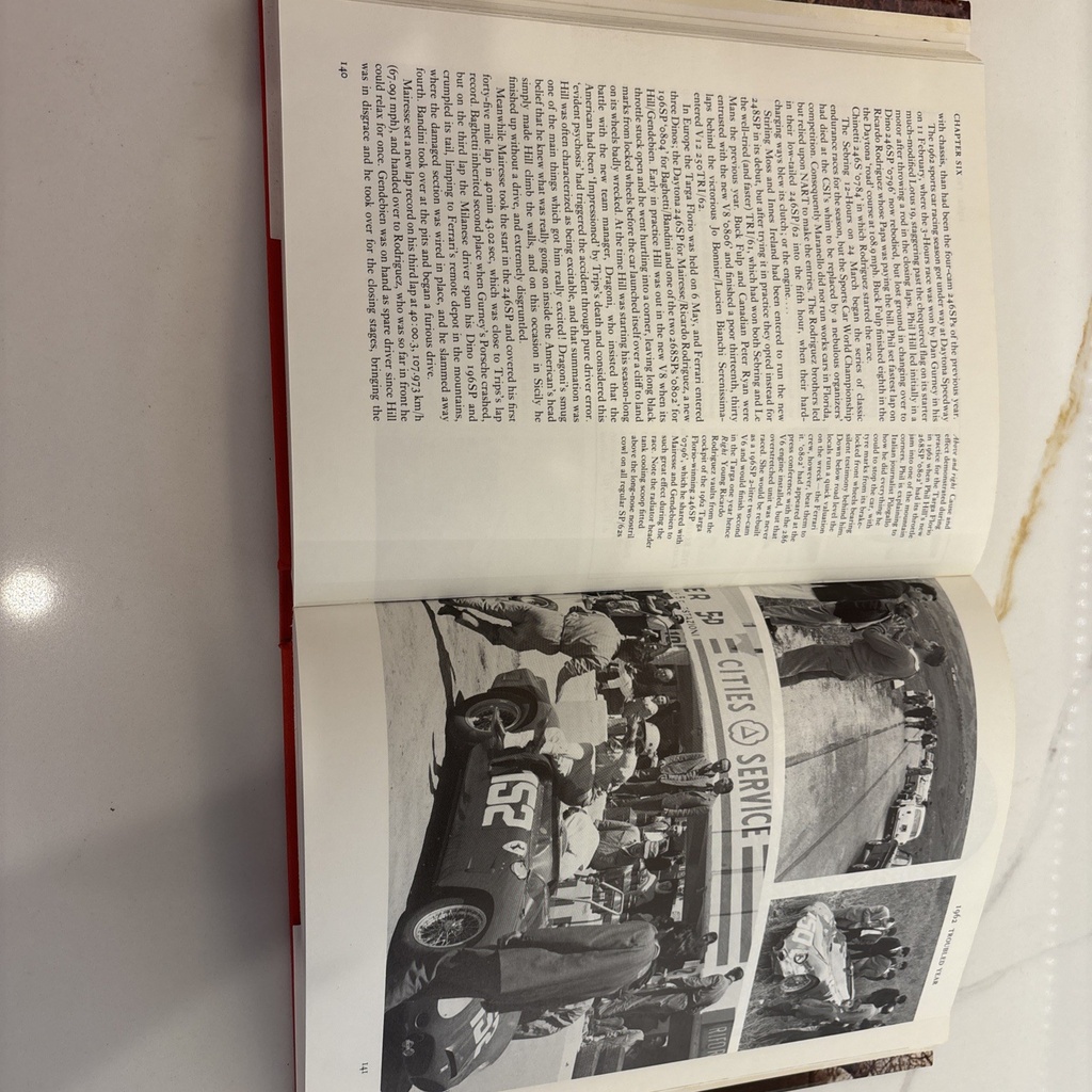 Book Ferrari Dino The Little Ferrari V6 & V8 1957 to 1979 by D. Nye 1979 w/dj image